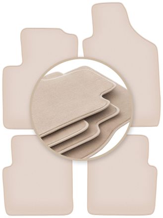 OEM Alfombrillas Premium Beige Para: Lancia Ypsilon Iii Hatchback 2011