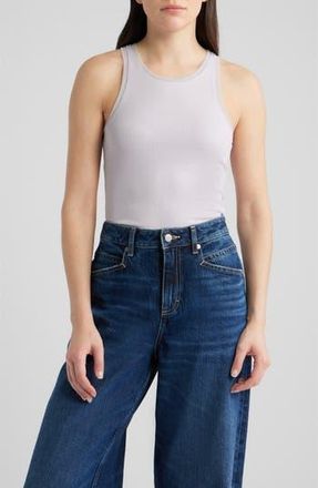 BOSS Eplie Sleeveless Rib Sweater in Lt Past/pr at Nordstrom Rack, Size X-Large