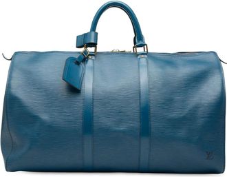Louis Vuitton 1993 Epi Keepall 50 travel bag - unisex - Leather - One Size - Blue