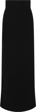 Ferragamo Wool Blend Maxi Skirt
