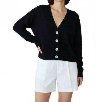 Brodie Alani Cashmere Cardigan In Black