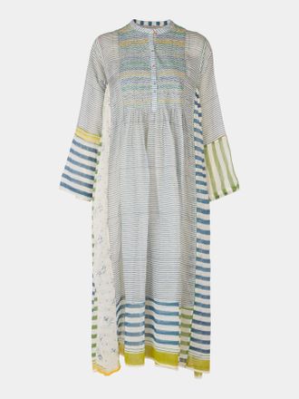 Injiri Amber 88 Hand-Loomed Cotton and Silk Dress
