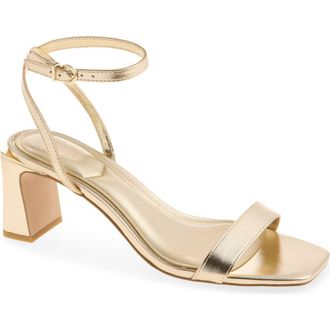 Vince Camuto Hamda Ankle Strap Sandal in Egyptian Gold at Nordstrom, Size 9.5