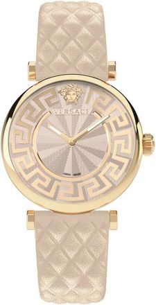 Versace Horloges - Dames - Horloges - Geel - ONE Size - Accessoires