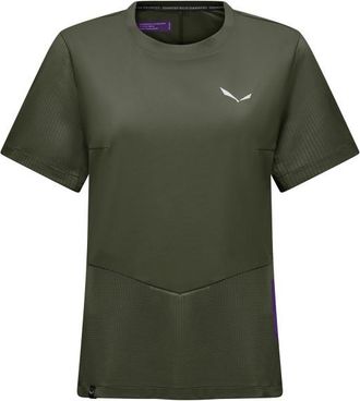 Salewa Pedroc Dry Hyb T-Shirt Funktionsshirt f&uuml;r Damen | oliv
