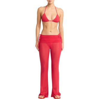 Bond-Eye Ayla Cover-Up Pants in Cherry Mesh at Nordstrom Rack, Size X-Small/small