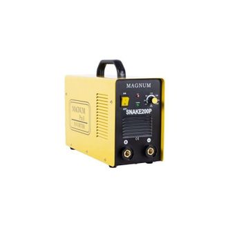 Magnum Soldadora Inverter Magnum Snake 200p 200a, Ideal Para Trabajos De Soldadura En Acero Y Aluminio, Potencia De 200a, Dise&ntilde;o Compacto, Eficiente, Incluye