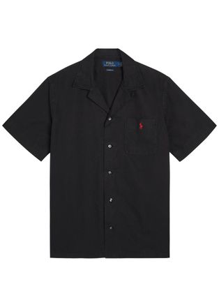 Polo Ralph Lauren Logo-embroidered Cotton Shirt - Black - Xxl