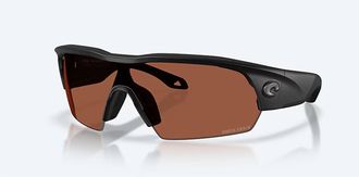 Costa Unisex Pilothouse Pro Polarized Sunglasses In Matte Black / Copper