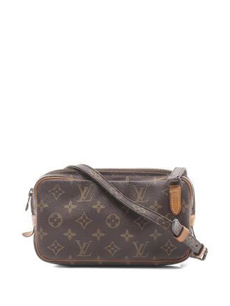 Louis Vuitton 1986 small Marly Bandouliere monogram cross body bag - Brown