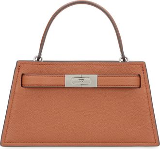 Tory Burch Tassen, Dames, Bruin, ONE Size, Leer, Mini Lee Radziwill Tas