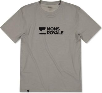 Mons Royale Icon Merino T-Shirt Merinoshirt f&uuml;r Herren | grau