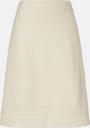 Jil Sander Gonna a portafoglio in misto lana