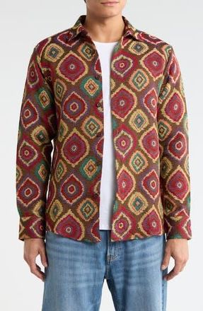 T.R. Premium Tapestry Shirt Jacket in Red at Nordstrom Rack, Size Xx-Large