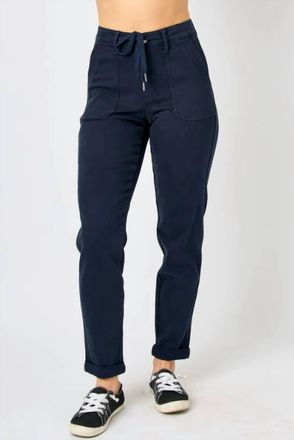 Judy Blue Saylor High Waist Pull On Jogger In Navy