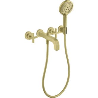 Axor Hansgrohe Axor Citterio M&eacute;langeur bain 3 trous avec poign&eacute;es