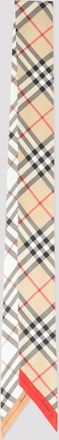 Burberry geruite zijden skinny Foulard