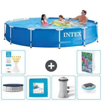 Intex Piscina Con Estructura Redonda - 366x76 Cm - 7-piezas S174