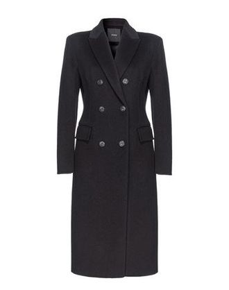 Pinko Long coat in double-layered wool cloth