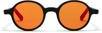 L.G.R Reunion 4728 Mens Sunglasses Black Size 46