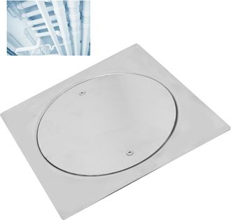 Infinite Rejilla De Suelo Impermeable De Acero Inoxidable De 110 Mm, F&aacute;cil Montaje Sin Herramientas, Gran Capacidad De 20 X 20 Cm