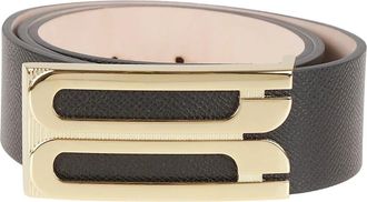 Victoria Beckham Zwarte Leren Riem Stijlvol Accessoire - Dames - Riemen - Zwart - 70 CM - Leer - Accessoires
