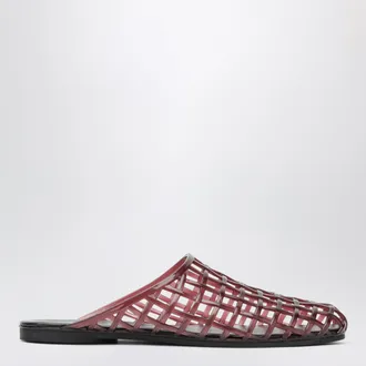 Senso Sabot Jacey in gomma a rete color melanzana