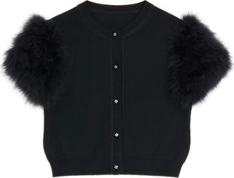 Valentino Garavani contrast-trim cardigan - Black