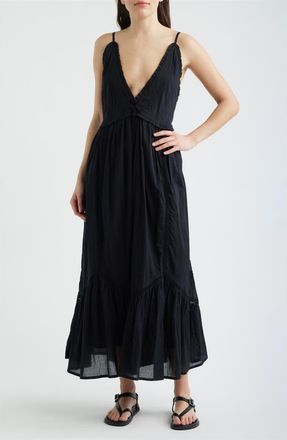 FRNCH Philyra Sleeveless Maxi Dress in Noir at Nordstrom, Size X-Small