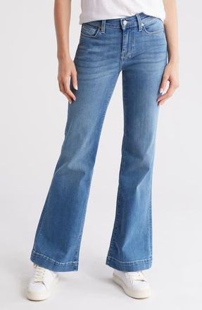 7 For All Mankind Tailorless Dojo Mid Rise Flare Jeans in Ideal at Nordstrom Rack, Size 24
