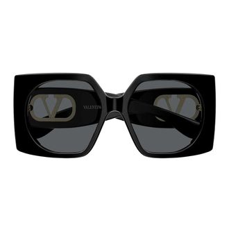 Valentino Sunglasses Vg0002 S 001 Black/Grey Women