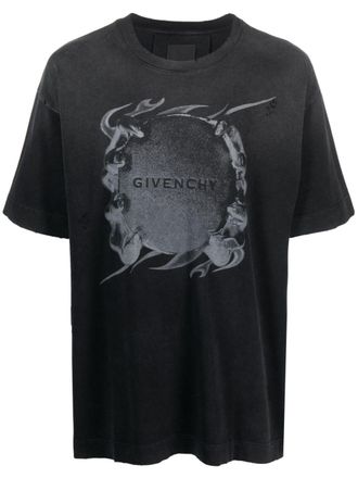 Givenchy logo-print cotton T-shirt - Black