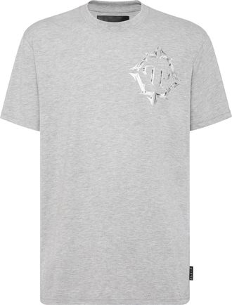 Philipp Plein T-shirt Round Neck SS Chrome