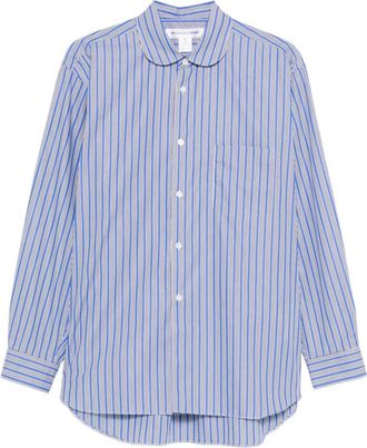 Comme Des Garçons Camicia a righe - Blu