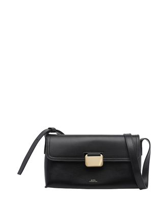 A.P.C. A. P.C. Black Small Simon Crossbody Bag