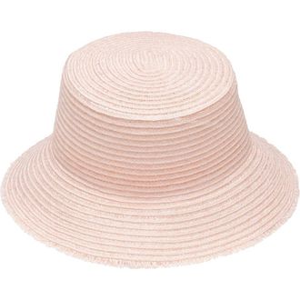 Eugenia Kim Jonah Packable Hemp Blend Bucket Hat in Blush at Nordstrom Rack