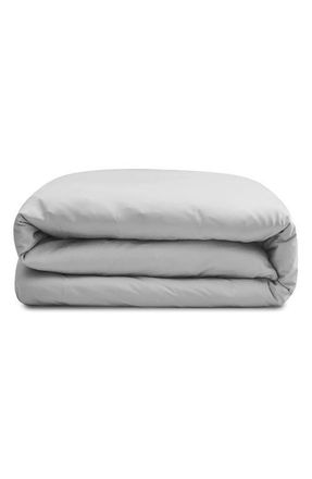 Sijo Sateen Duvet Cover in Dove at Nordstrom, Size King