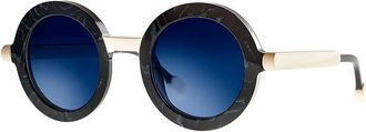 Theo Popsi Zonnebril - unisex - Accessoires - Zwart - Maat: 47 MM