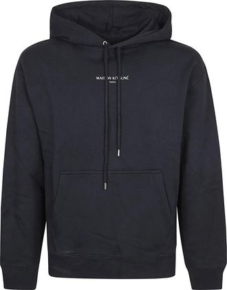 Maison Kitsun&eacute; Paris Comfort Hoodie - Heren - Hoodies - Zwart - XL - Katoen - Hoodies & sweatvesten
