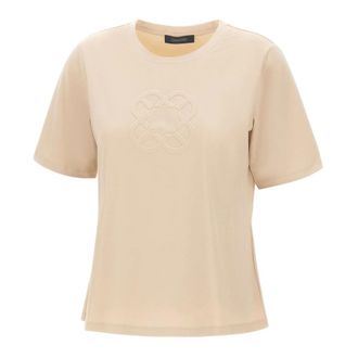 Elena Miro Dames, Tops, Beige, Maat: M Katoen