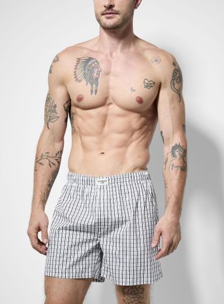 Le 31 Mens Scotsman poplin boxer Cotton