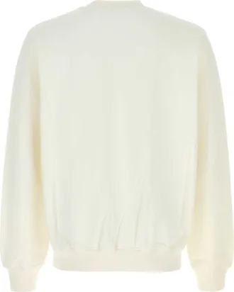 Casablanca Mens Casa Way Sweatshirt White Organic Cotton Sweater