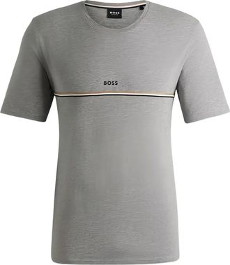 BOSS Unique pyjamashirt - Grijs