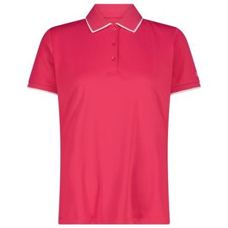F.lli Campagnolo Polo Stretch Piquet Polo-Shirt f&uuml;r Damen | rosa/rot