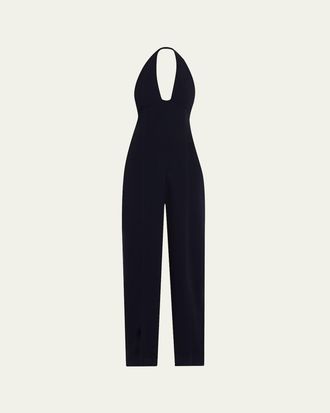 A.L.C. Eva Halter Wide-Leg Jumpsuit