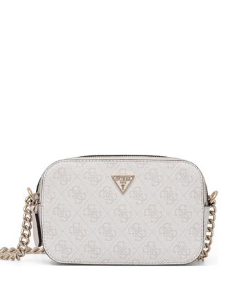 Guess Co Crossbodytas met logoplakkaat - Wit