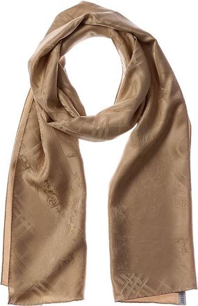 Burberry Floral Print Silk Scarf
