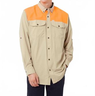 Filson Sportsmans Shirt In Twill/blaze Orange