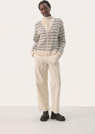 Part Two Vest Regular fit white blue