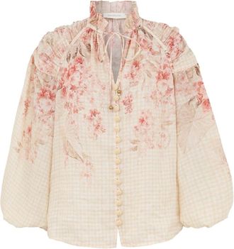 Zimmermann Blusa Illuminate - Toni neutri